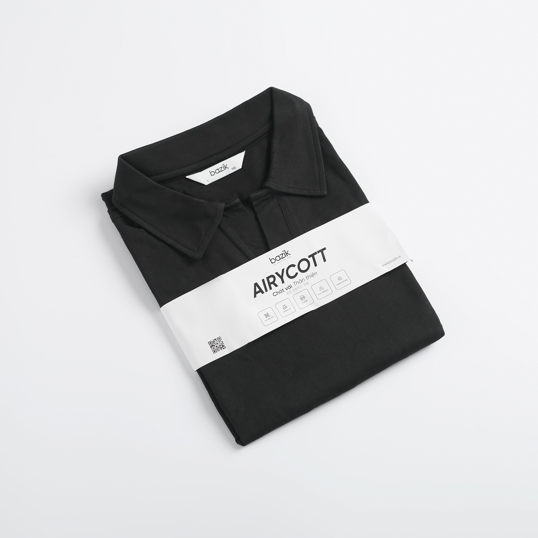 Polo Cổ V AiryCott Regular Fit