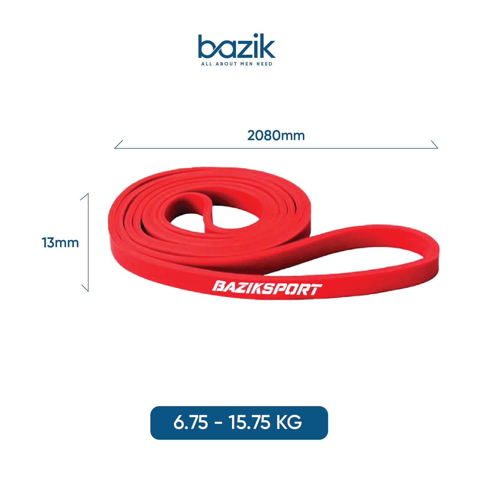 Dây kháng lực power band - Đỏ