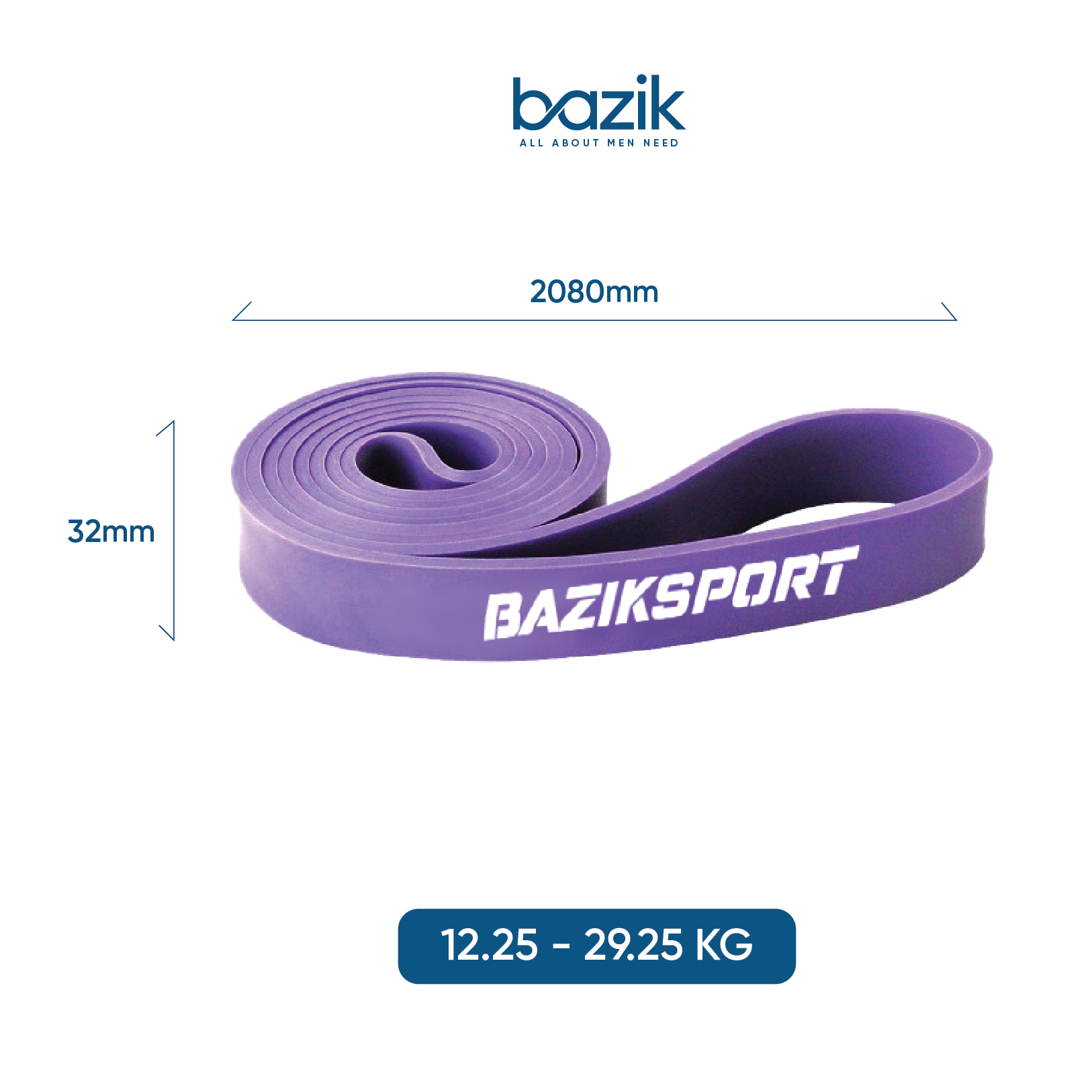 Dây kháng lực power band - Tím