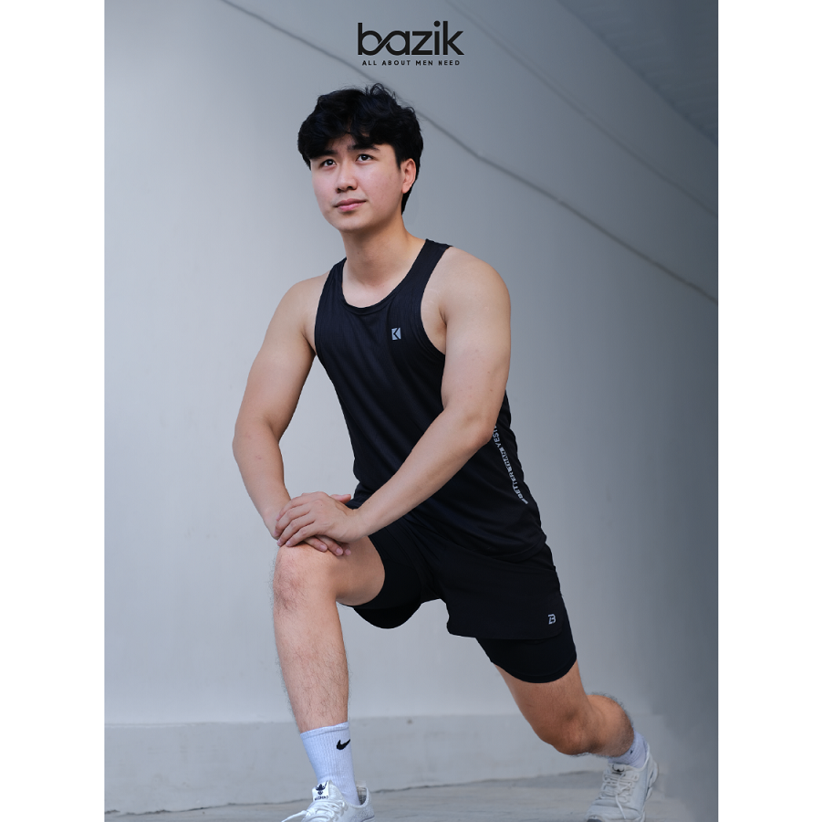 Áo Tank Top Chạy Bộ Bazik LightMax Pro Running