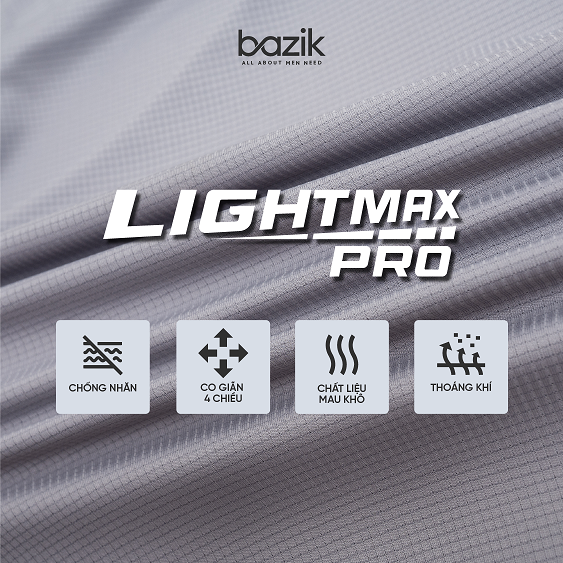 Áo Chạy Bộ Bazik LightMax Pro