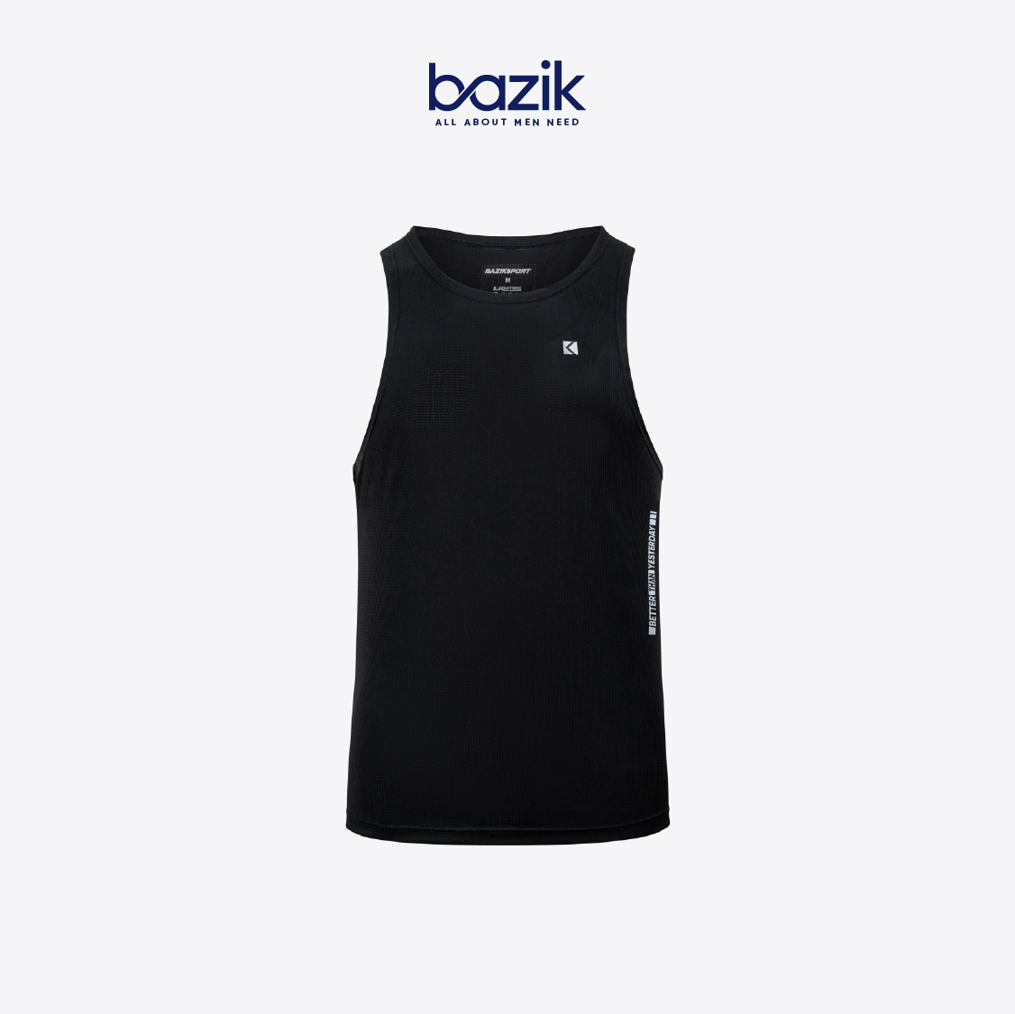 Áo Tank Top Chạy Bộ Bazik LightMax Pro Running