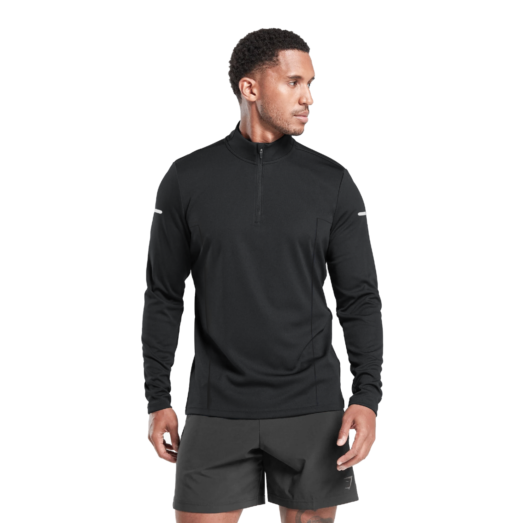 Áo Thun Dài Tay Training 1/4 Zip Relax Fit