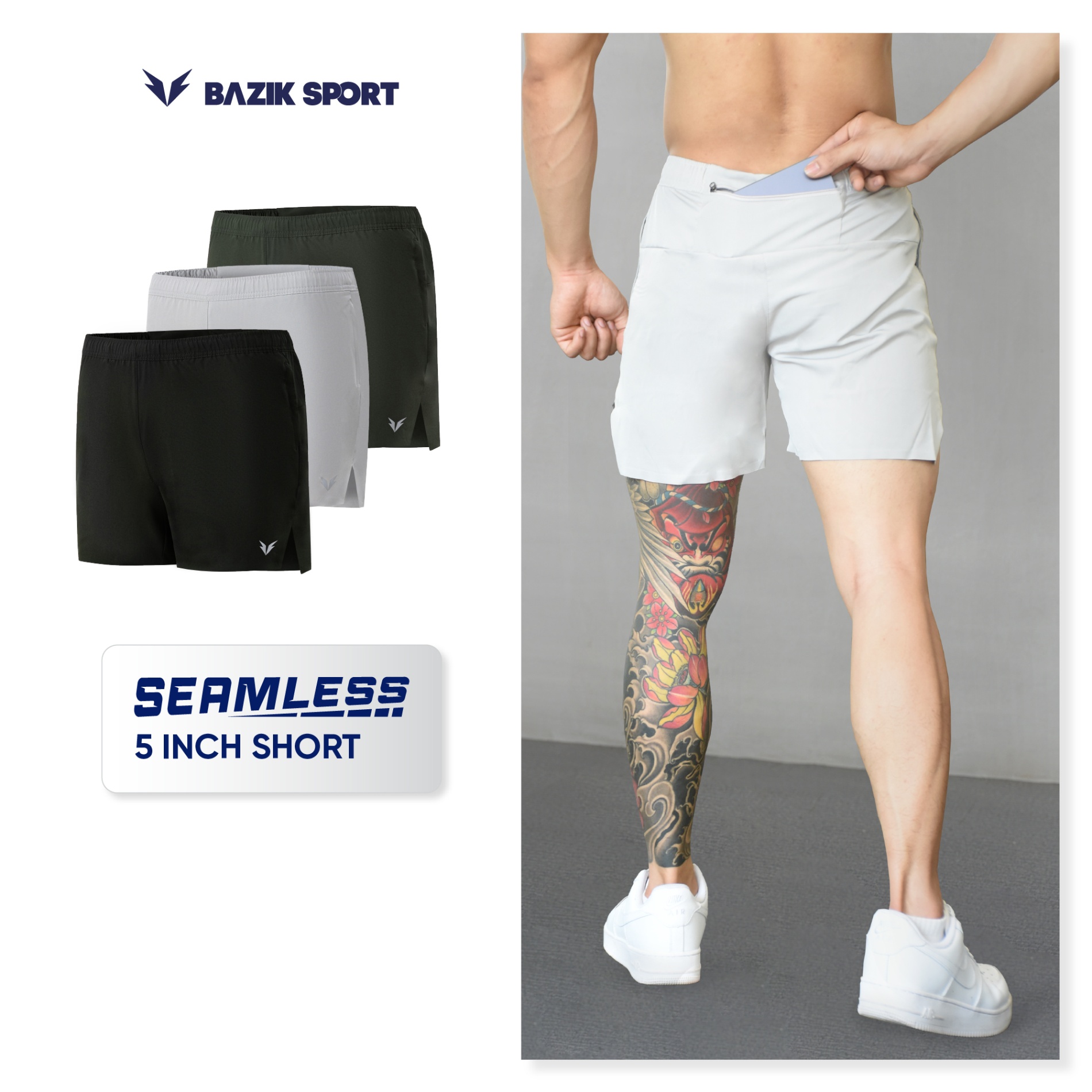 Quần Short 5 Inch Seamless