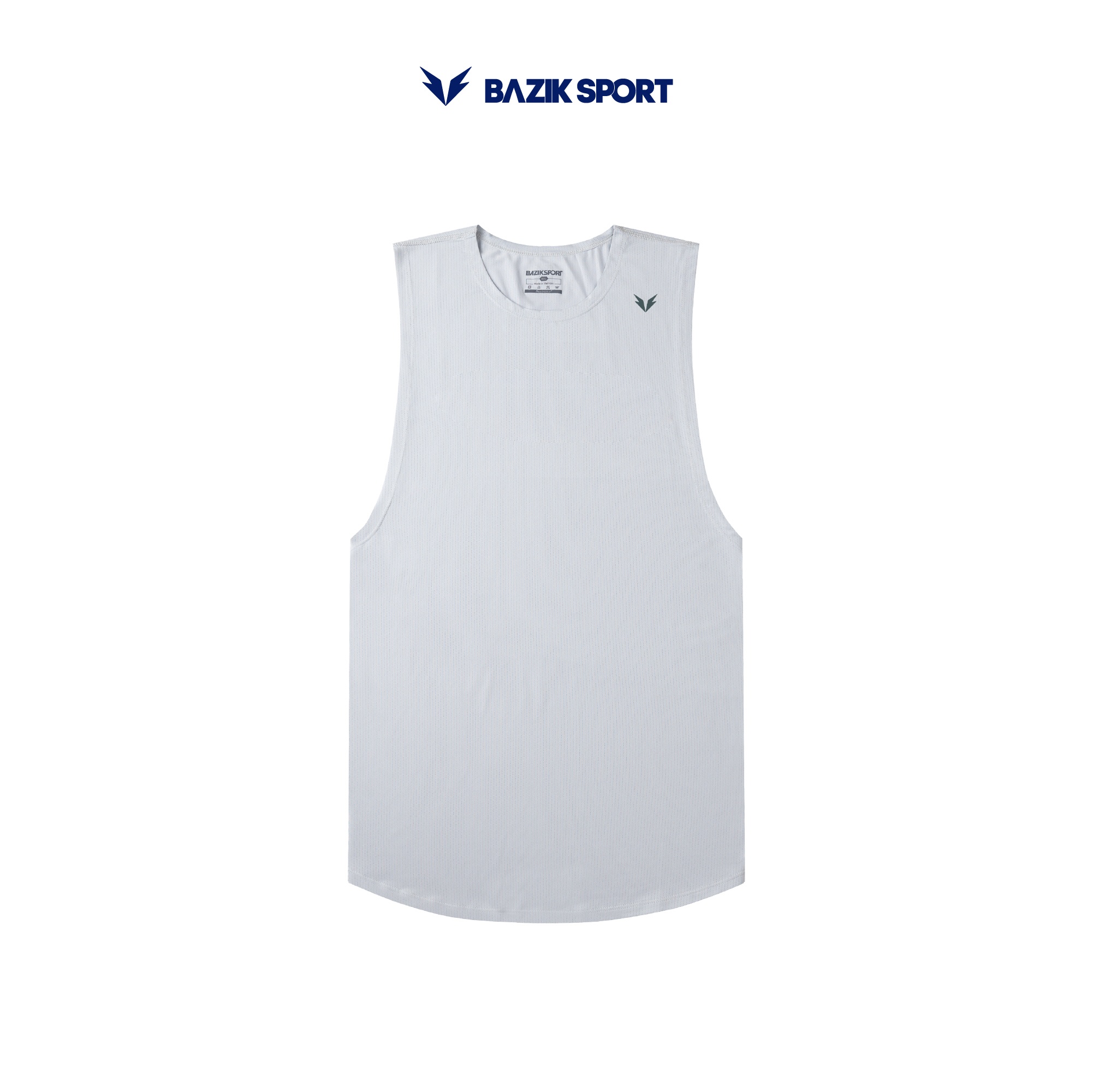 Tanktop Thể Thao Bazik Wings Muscle - Ghi - M