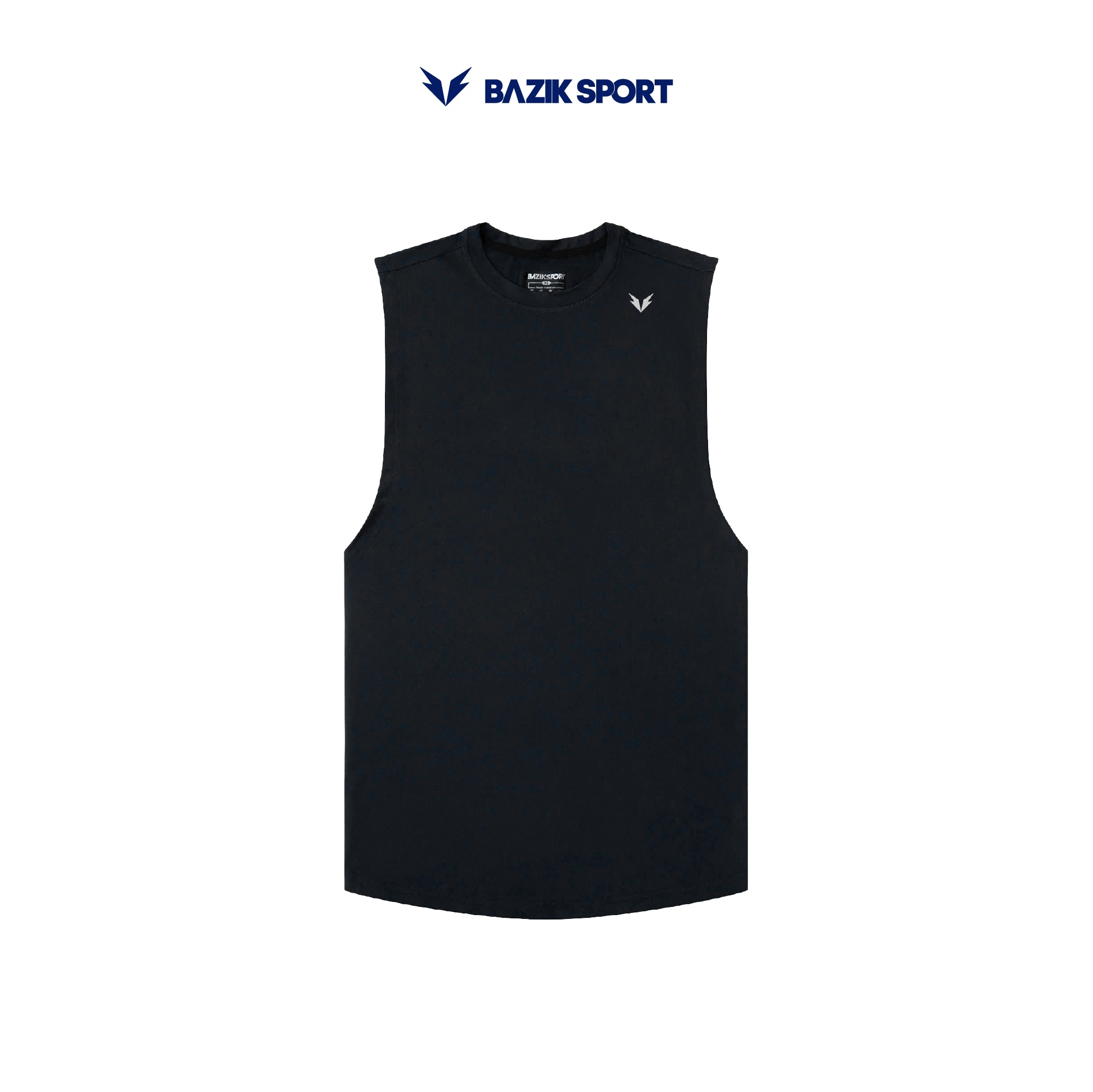 Tanktop Thể Thao Bazik Wings Muscle - Đen - M