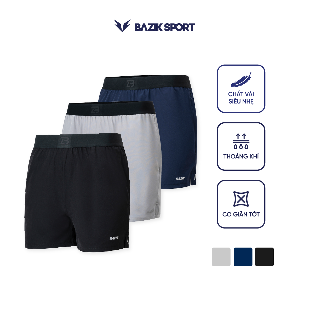 Quần Short LightMax Training 5 Inch Cạp Chun