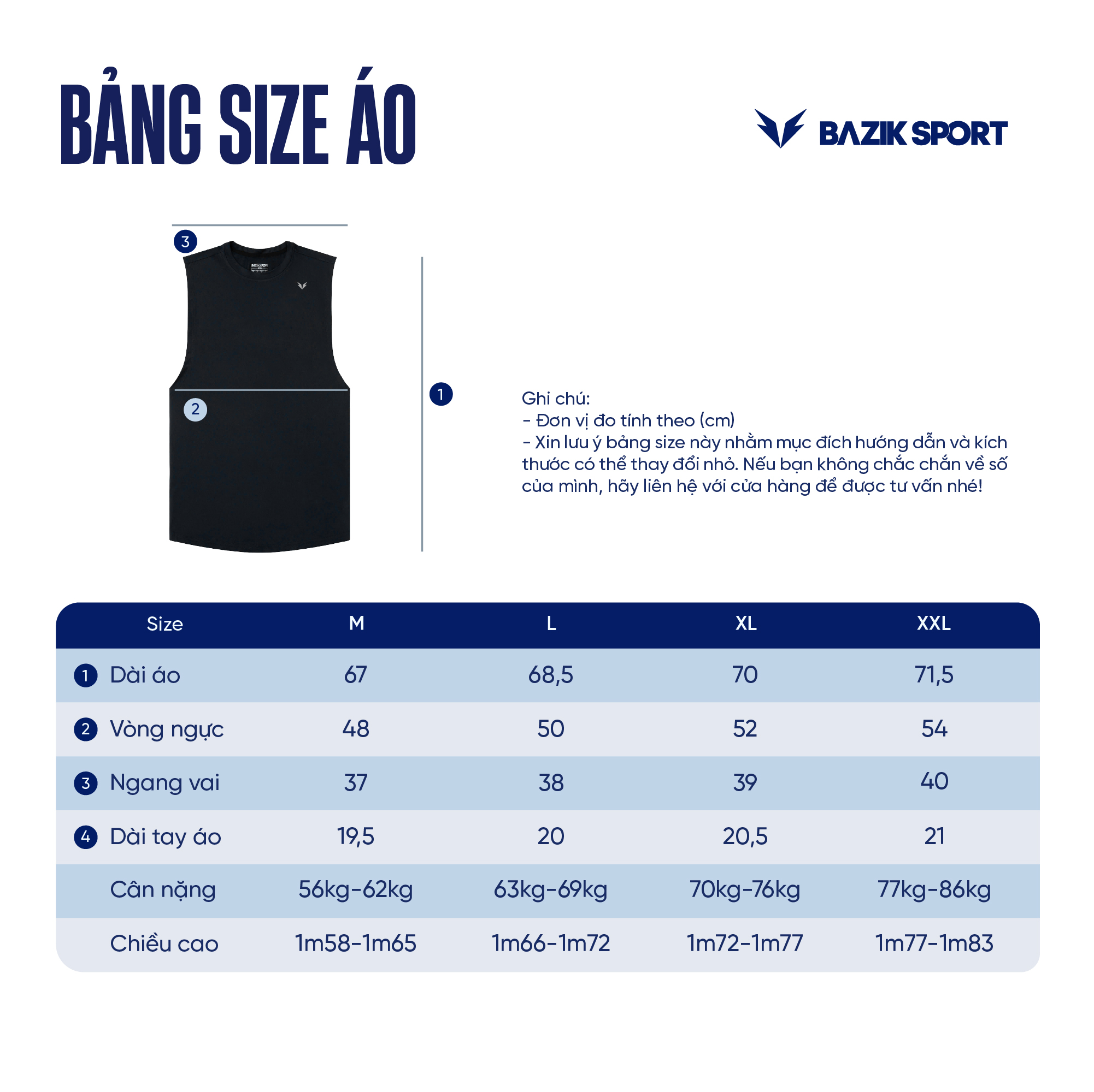 Tanktop Thể Thao Bazik Wings Muscle