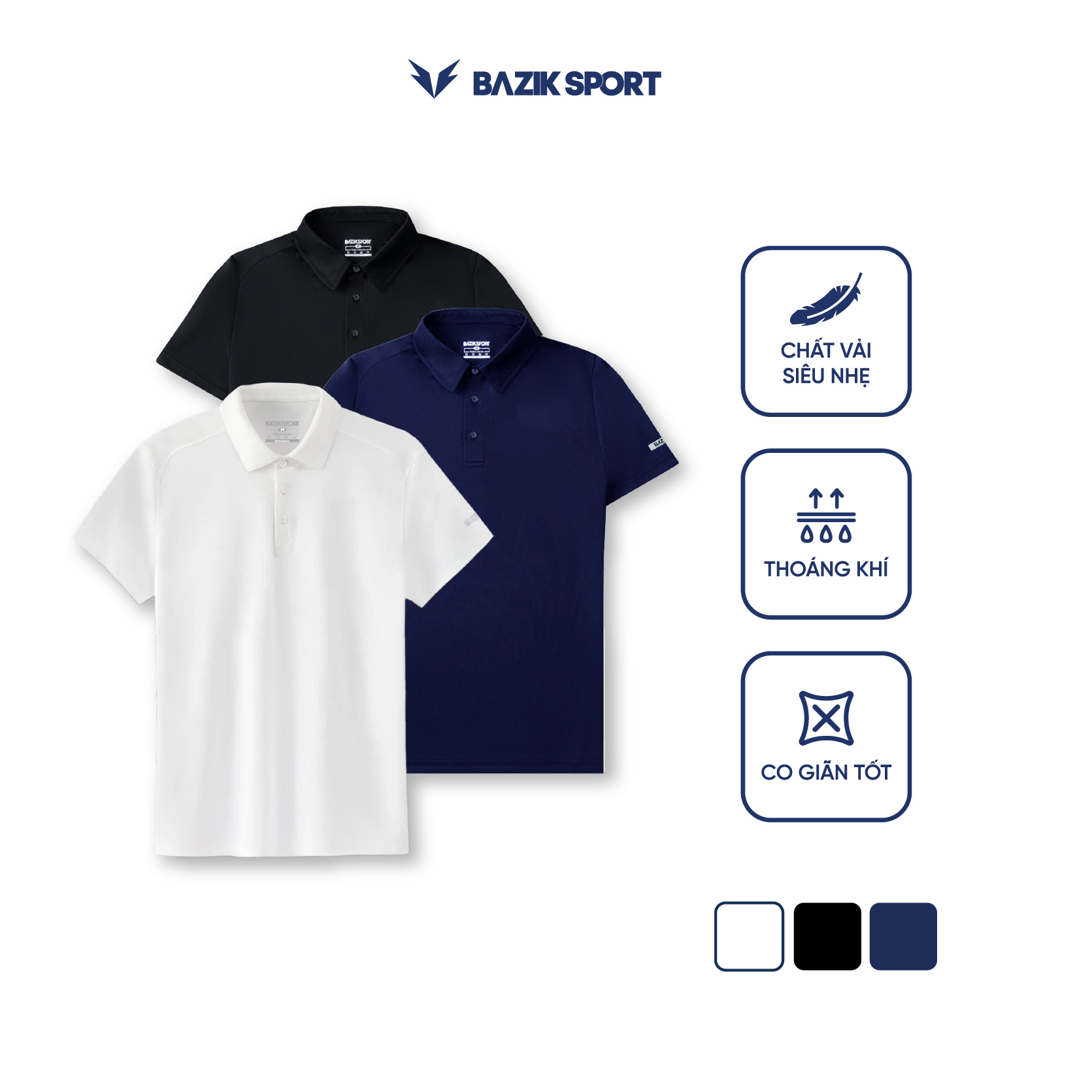Áo Polo Thể Thao Relax Fit