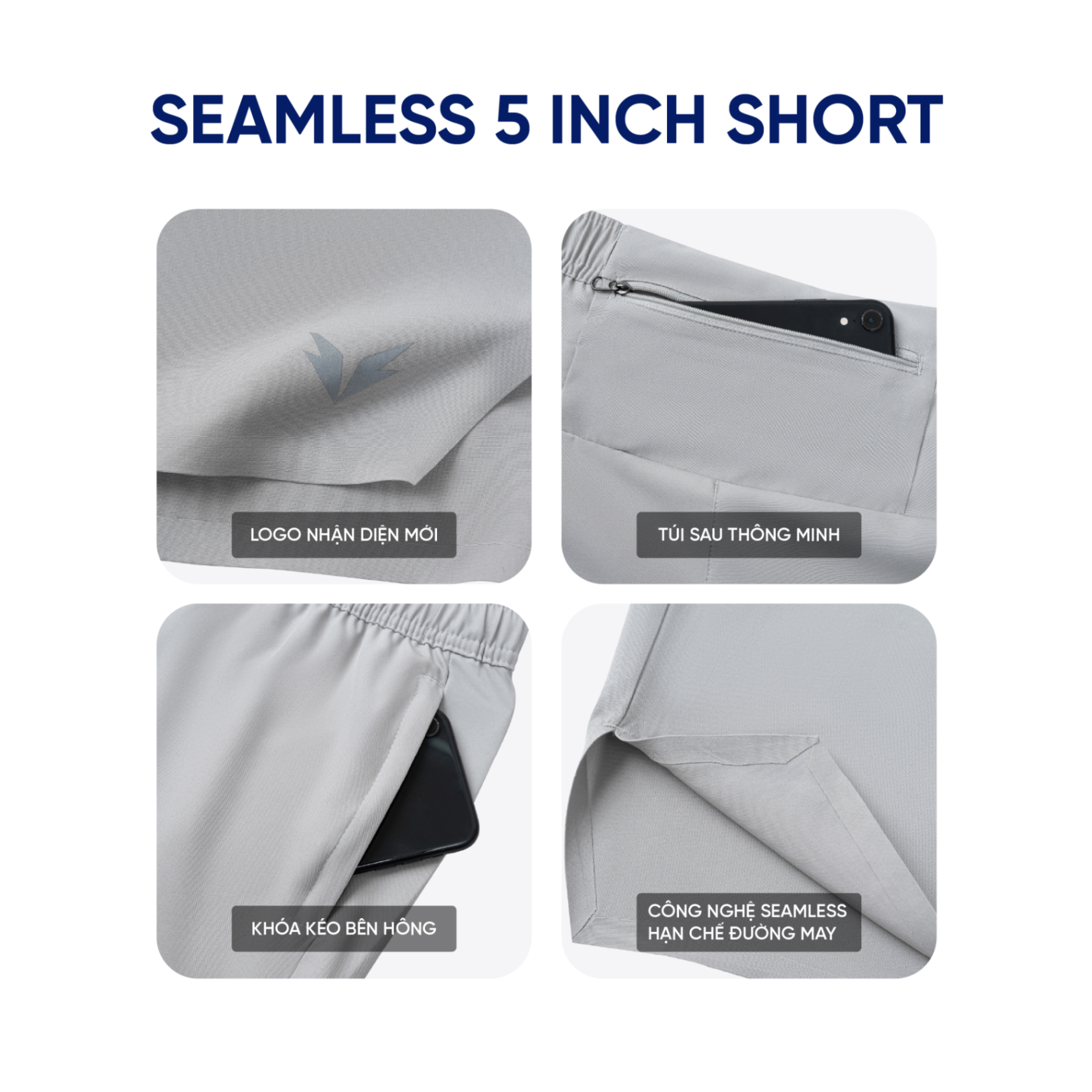 Quần Short 5 Inch Seamless