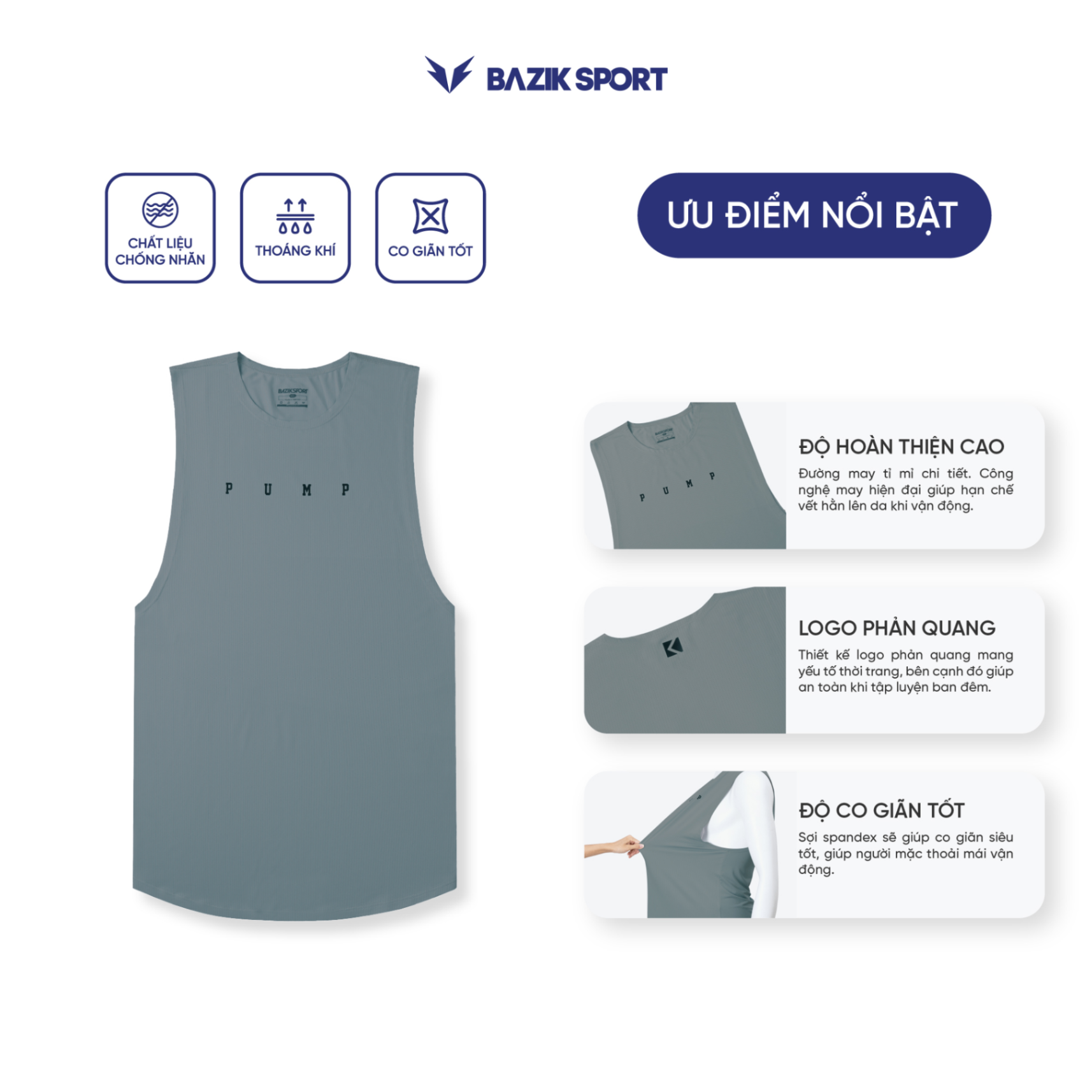 Áo Tank Top Training ICON PUMP