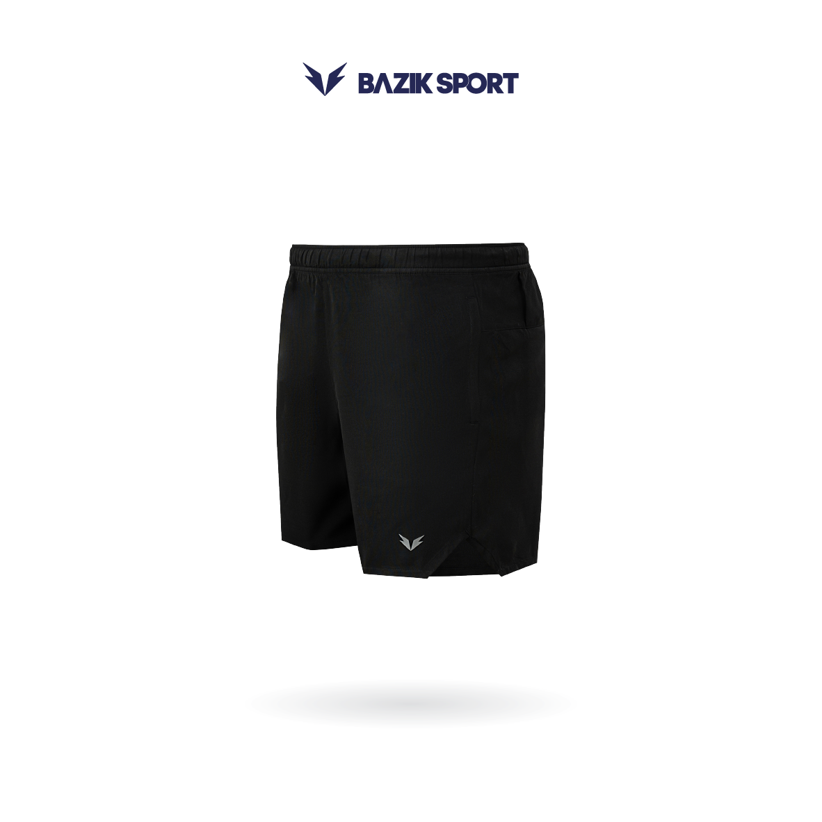 Short 6 Inch Bazik Pickleball  - Đen - M