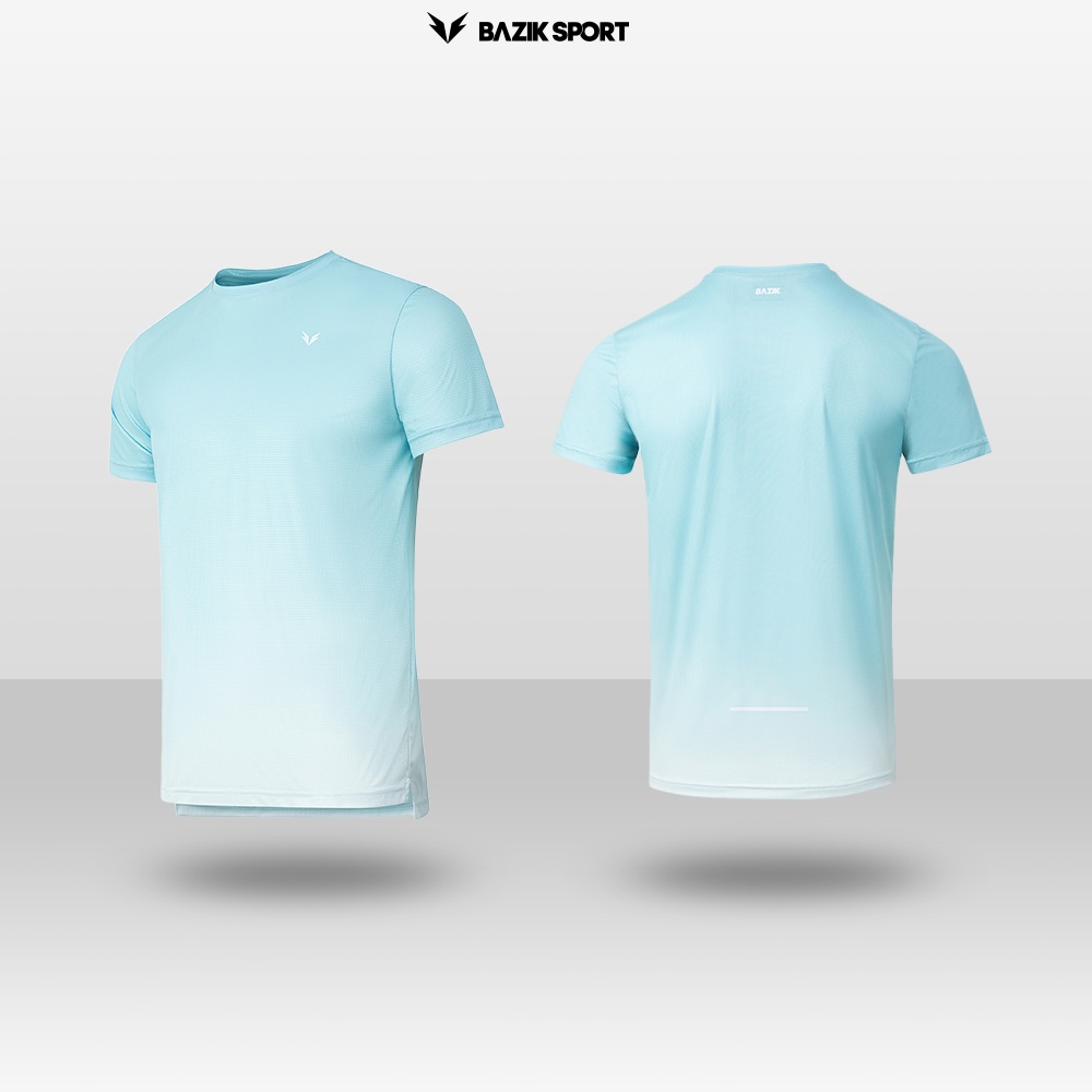 Áo Thun Chạy Bộ Nam Bazik PACE 5 - Xanh Ngọc - M