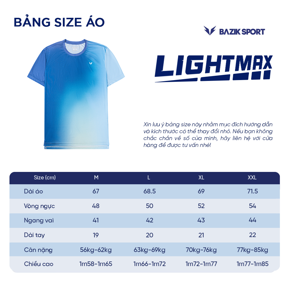 Áo Thun Chạy Bộ Nam Bazik PACE 6
