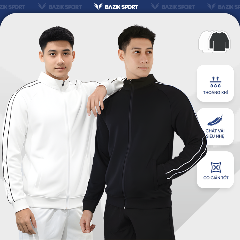 Áo Khoác Nỉ Nam Bazik Tracket