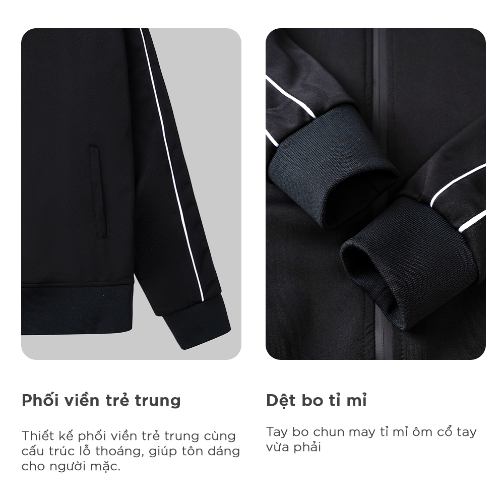 Áo Khoác Nỉ Nam Bazik Tracket