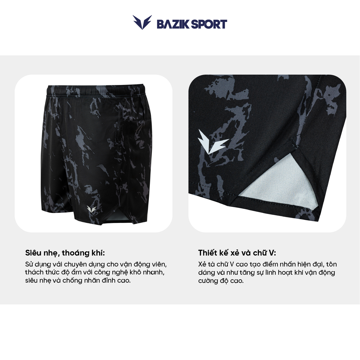 Short 6 Inch Bazik Pickleball