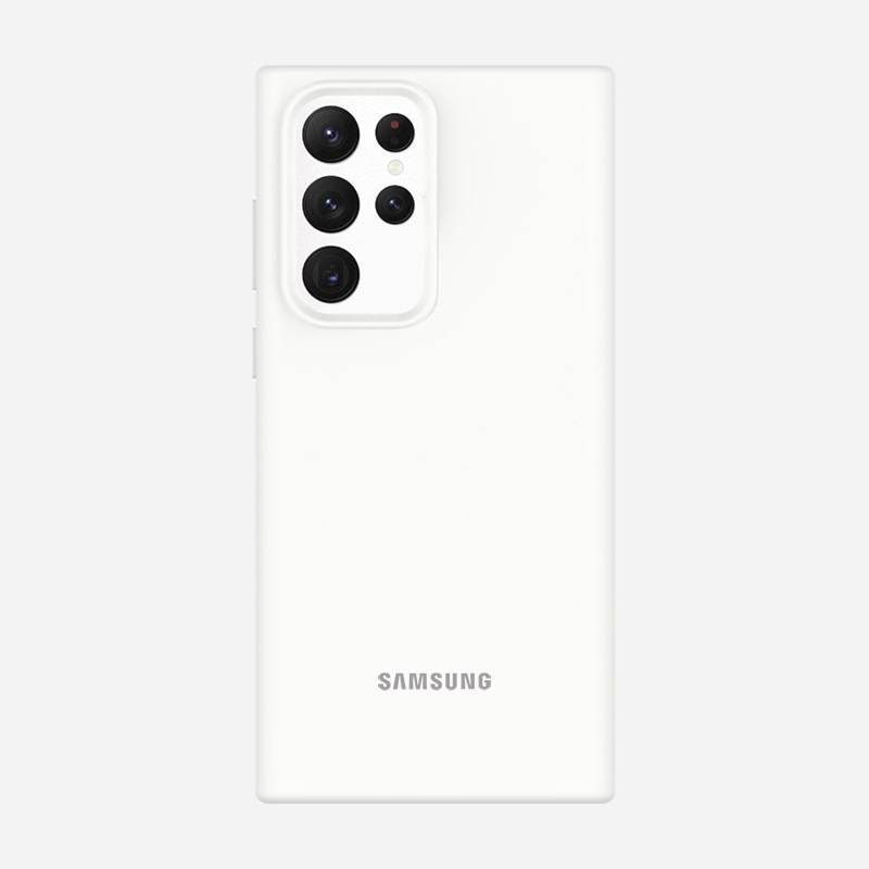 Ốp Silicone chống bẩn có logo cho Samsung Galaxy S23 Series