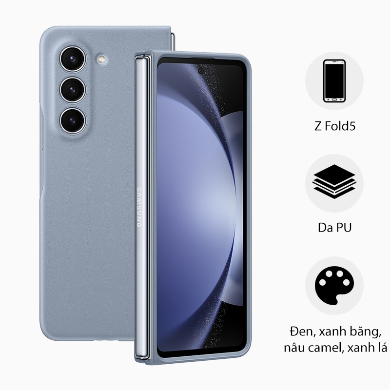 Ốp da PU cho Samsung Galaxy Z Fold5