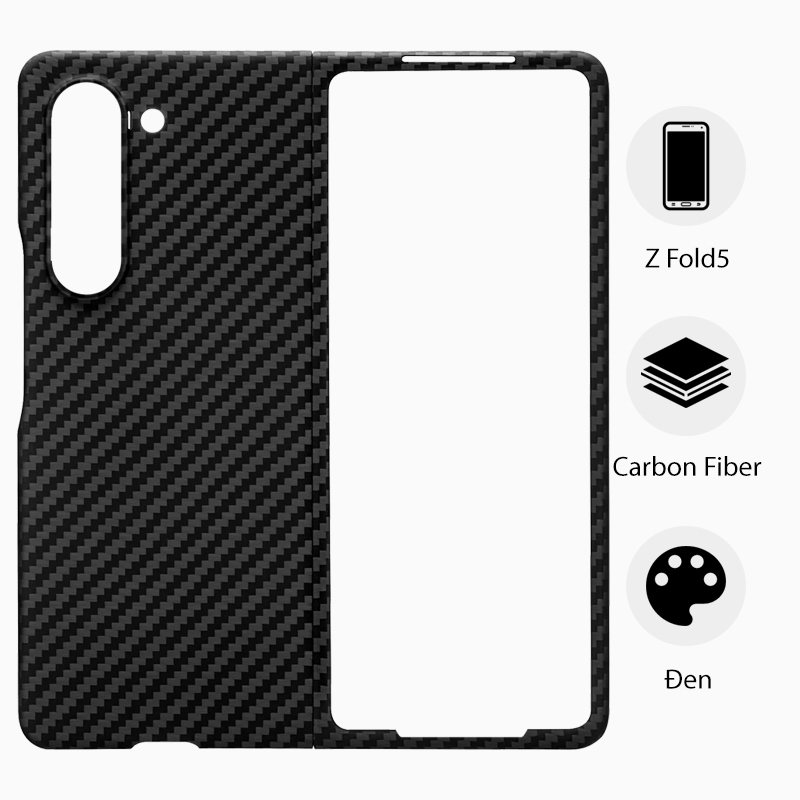 Ốp Aramid Carbon Fiber cho Samsung Galaxy Z Fold5