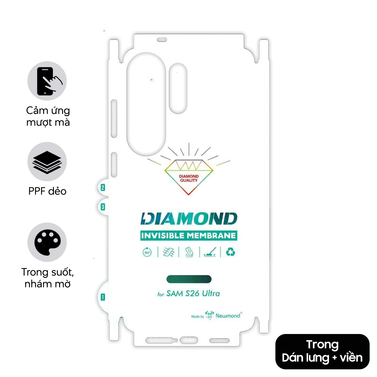 Miếng dán PPF cho Samsung Galaxy S26 Ultra