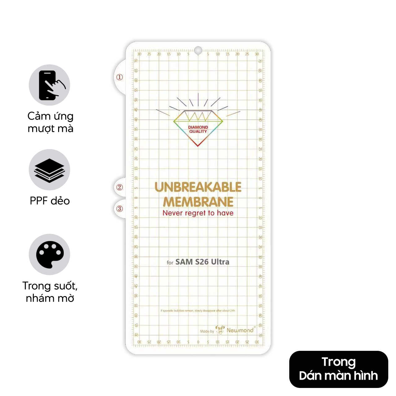 Miếng dán PPF cho Samsung Galaxy S26 Ultra