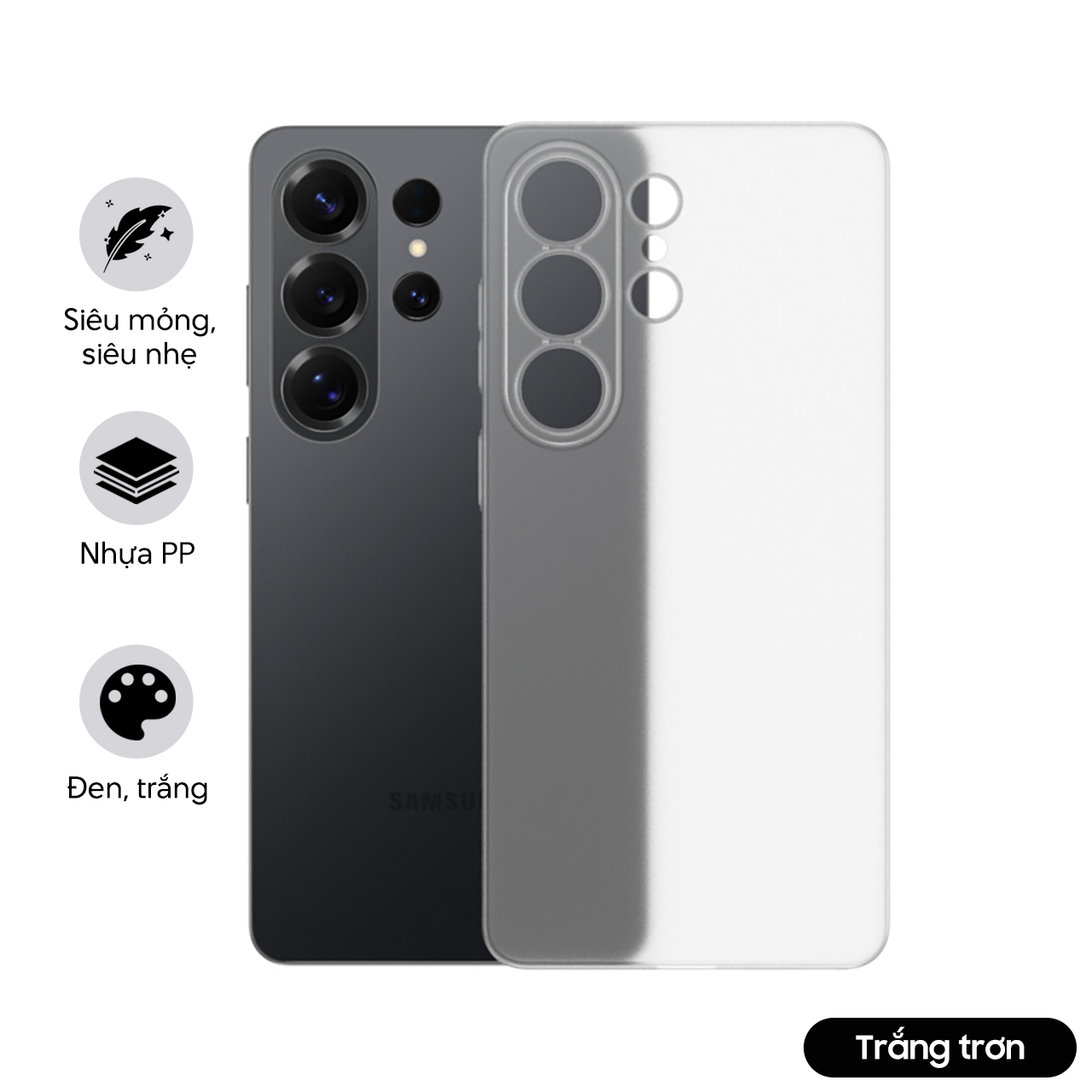 Ốp siêu mỏng cho Samsung Galaxy S26 Ultra