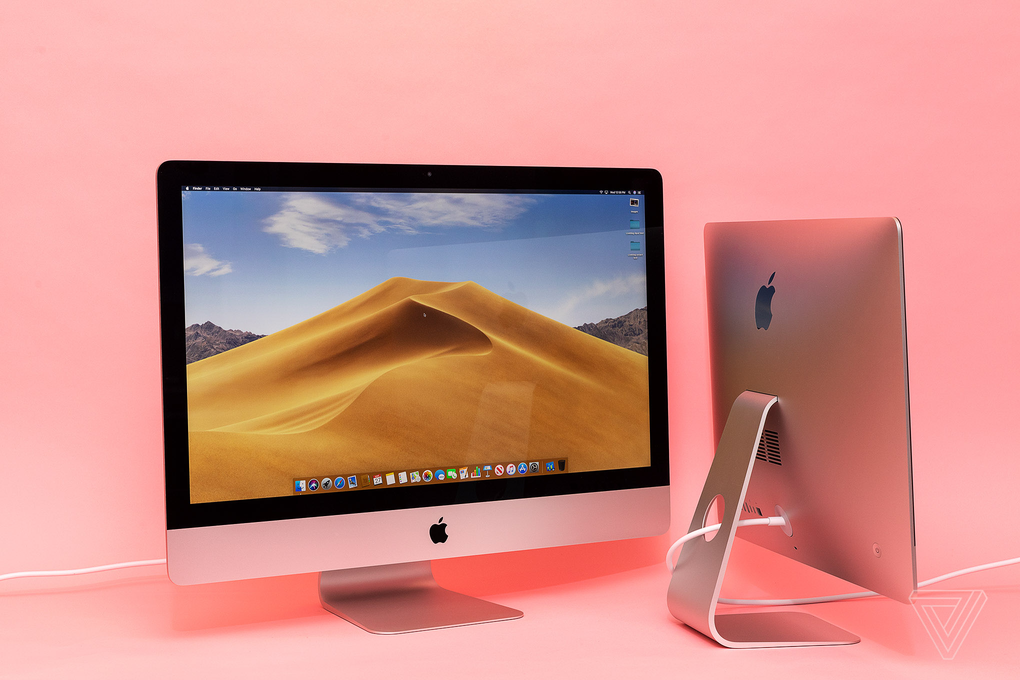 Máy tính iMac màu hồng