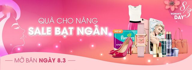 8/3 Quà Cho Nàng - Sale Bạt Ngàn - Nhanh Tay Lên Nào Các Chị Em Ơi !