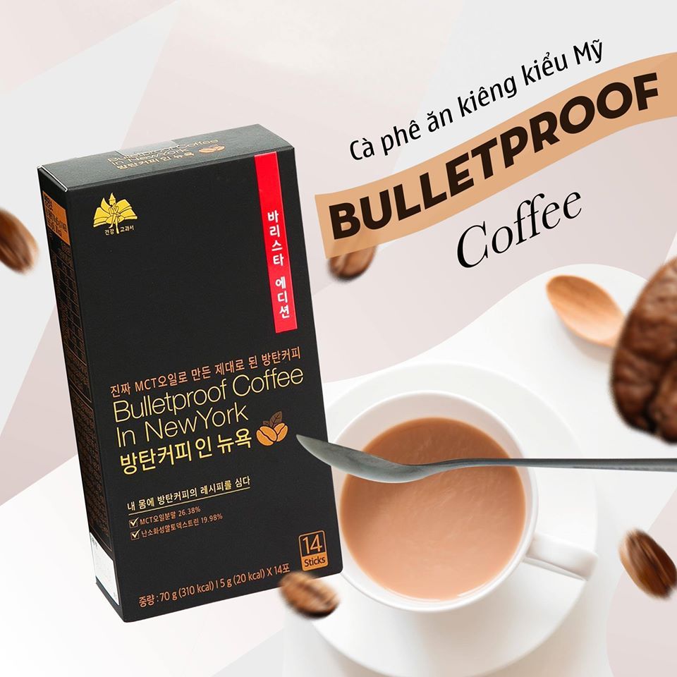 BULLETPROOF COFFEE là gì? Đánh giá chế độ ăn kiêng với cà phê Bulletproof.