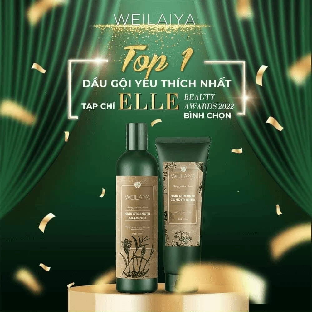 Lý do dầu gội gừng Weilaiya đạt top 1 Elle Beauty Awards 2022