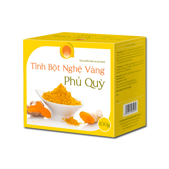 Tinh Bột Nghệ Vàng  Đắp Mặt Phủ Quỳ 100g