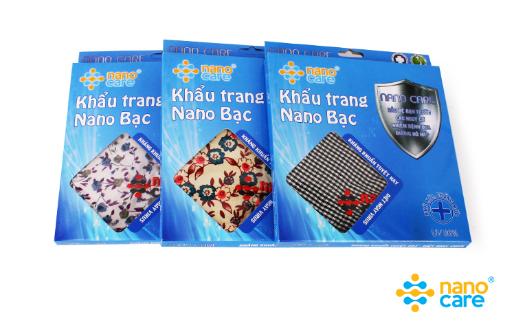 Combo 3 khẩu trang Nano Bạc kháng khuẩn