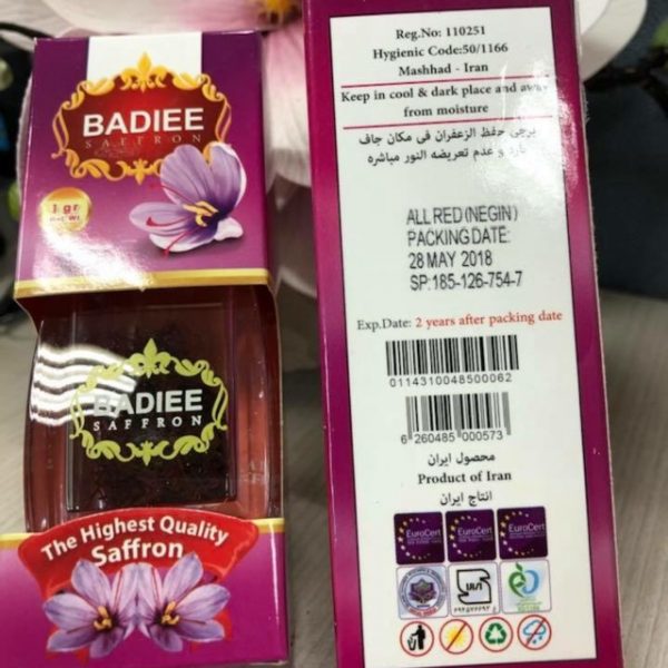 Nhụy Hoa Nghệ Tây Saffron Badiee (1GR)