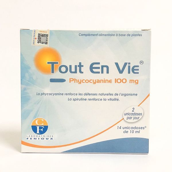 Tảo Xoắn Tout En Vie Dạng Nước Tích Hợp Vitamin C Của Pháp