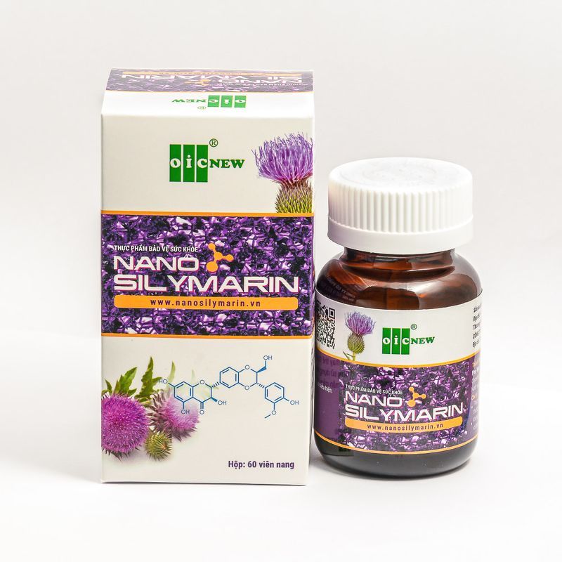 Nano Silymarin OIC - Tăng Cường Chức Năng Gan (Lọ 60 viên)