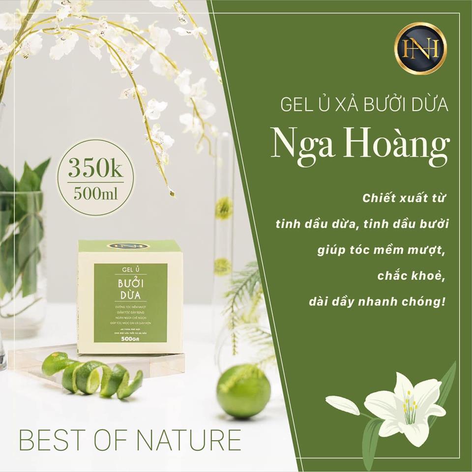 Gel ủ bưởi dừa Nga Hoàng - cho mái tóc bạn dài và mượt