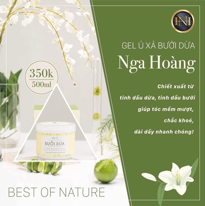 Gel ủ bưởi dừa Nga Hoàng - cho mái tóc bạn dài và mượt