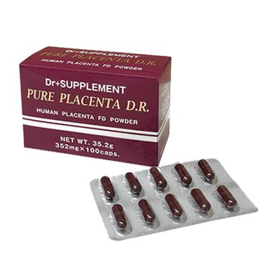 Viên Uống Tế Bào Gốc Pure Placenta D.R (100 viên x 370 mg) Nhật Bản