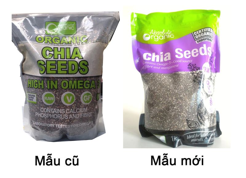 Hạt Chia Seed Organic Úc 1kg giàu Omega 3