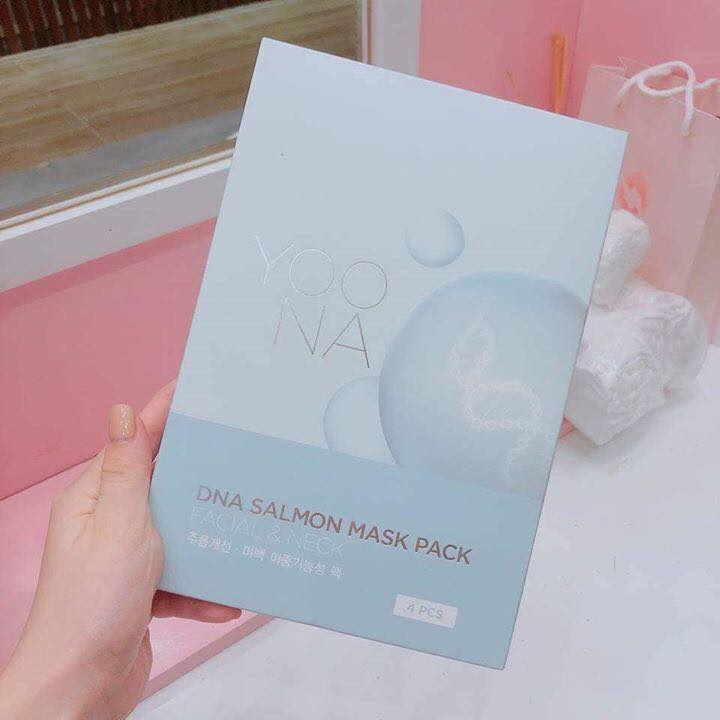 Mặt Nạ Cá Hồi Yoona DNA Salmon Mask Pack Facial & Neck