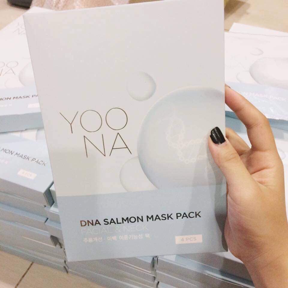 Mặt Nạ Cá Hồi Yoona DNA Salmon Mask Pack Facial & Neck