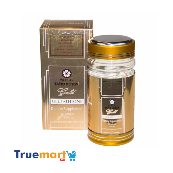 Viên uống trắng da Tatio Active Gold Glutathione