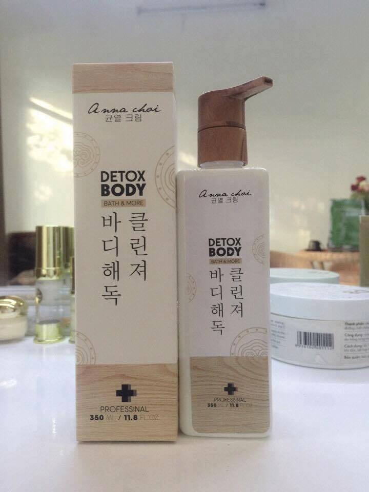 Sữa tắm giải độc làm trắng da Anna Choi Detox Body Bath and More 350ml