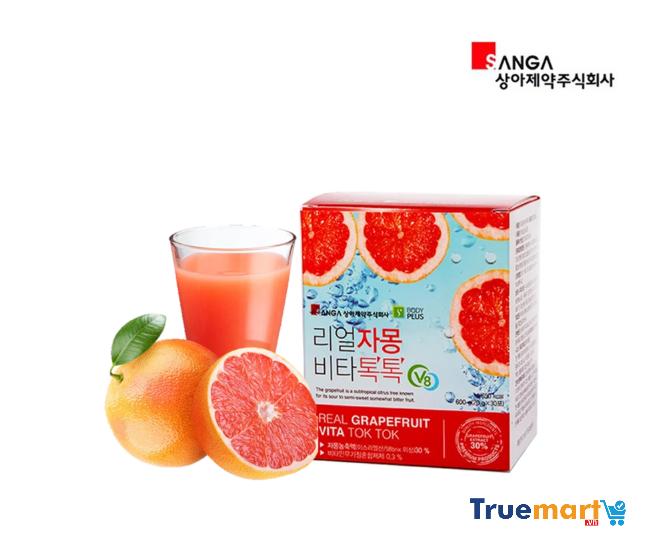 Nước Ép Bưởi Đẹp Da, Giảm Cân Real Grapefruit Vita Tok Tok SangA