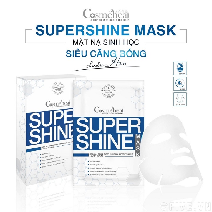 Cosmeheal SuperShine Mask - Mặt nạ sinh học siêu căng bóng