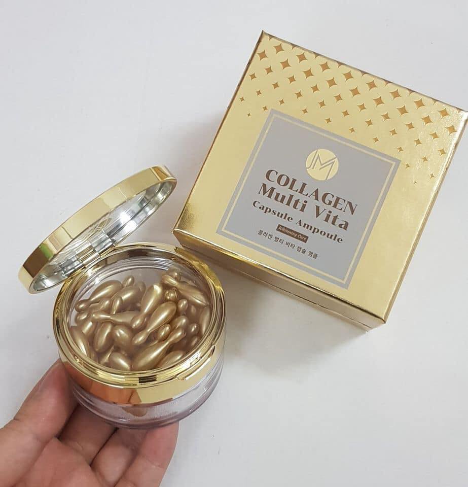 Viên Collagen tươi JM Collagen Multi Vita Capsule Ampoule