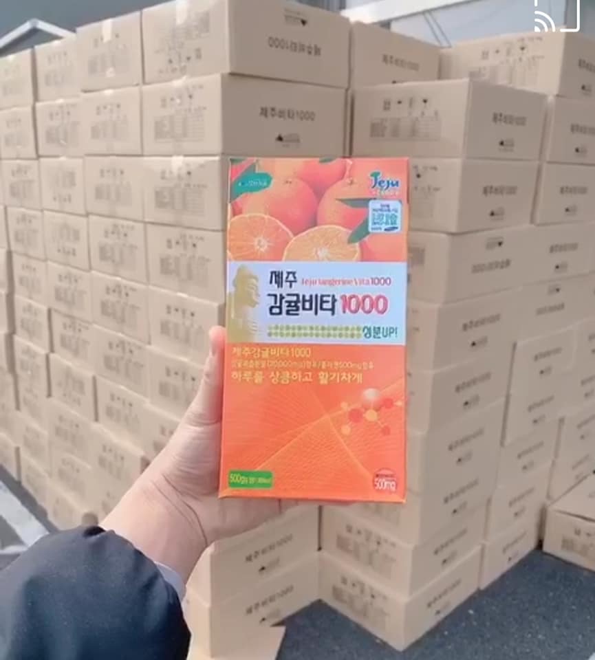 Viên Vitamin C Jeju Orange 500g Hàn Quốc