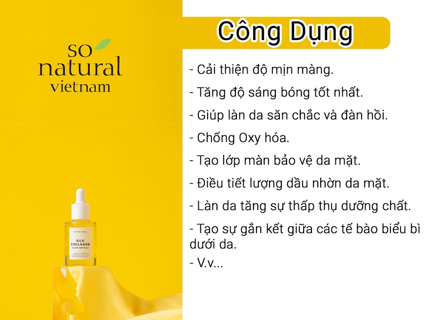 Serum dưỡng da Silk Collagen Glow Ampoule