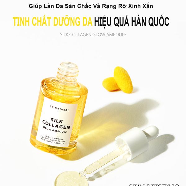 Serum dưỡng da Silk Collagen Glow Ampoule